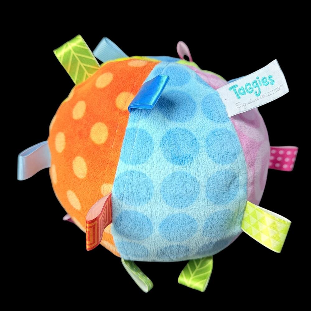 Mary Meyer Taggies Signature Sensory Ball Chime Jingle Bell Plush Baby Toy 6 in